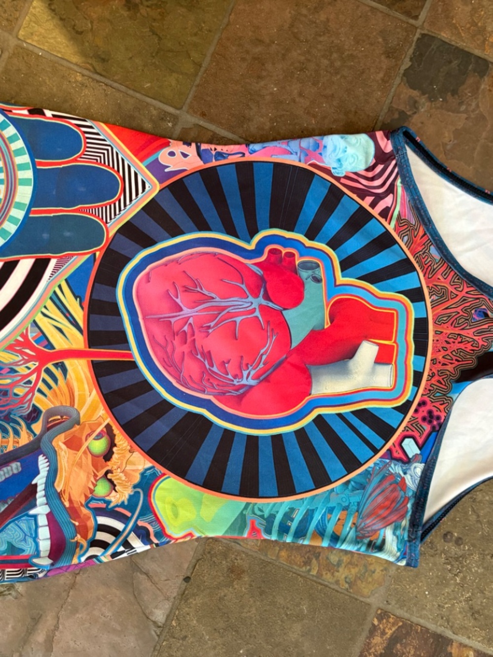 Vision Lab x Android Jones Psychedelic Tank Top Size Small - Picture 7 of 8